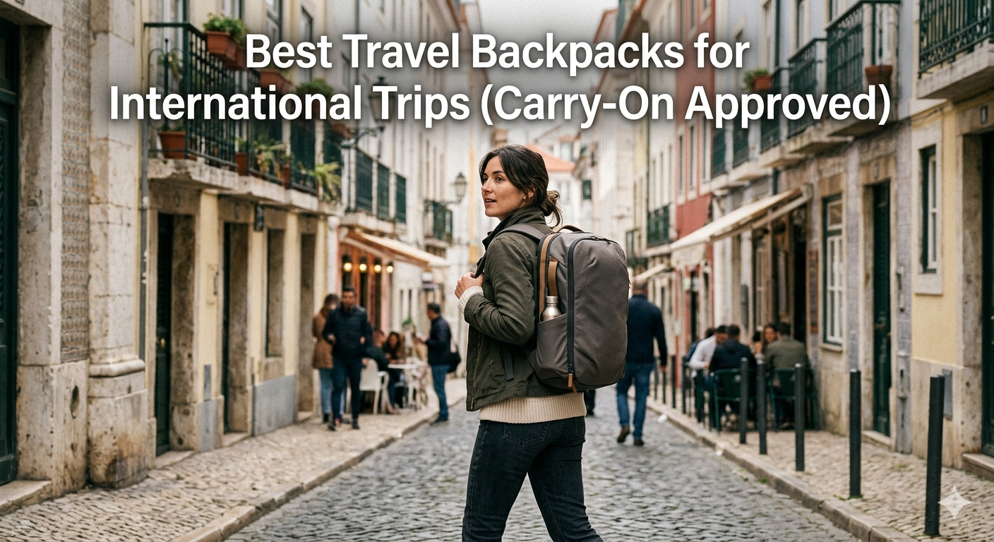 Best Travel Backpacks for International Trips (Carry-On Approved)