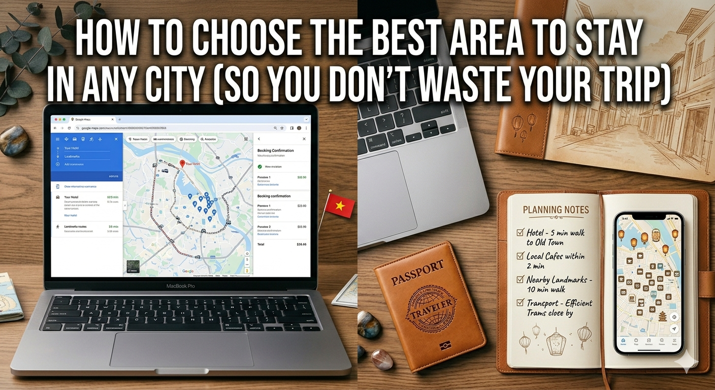 How to Choose the Best Area to Stay in Any City (So You Don’t Waste Your Trip)