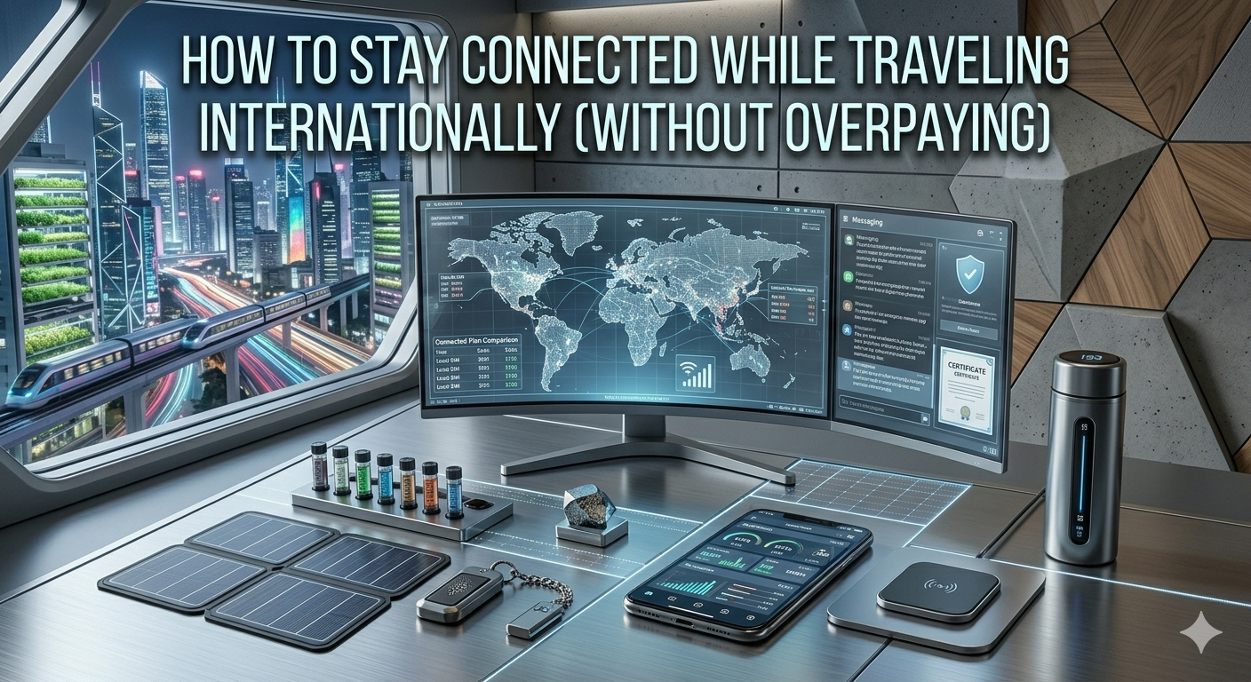How to Stay Connected While Traveling Internationally (Without Overpaying)
