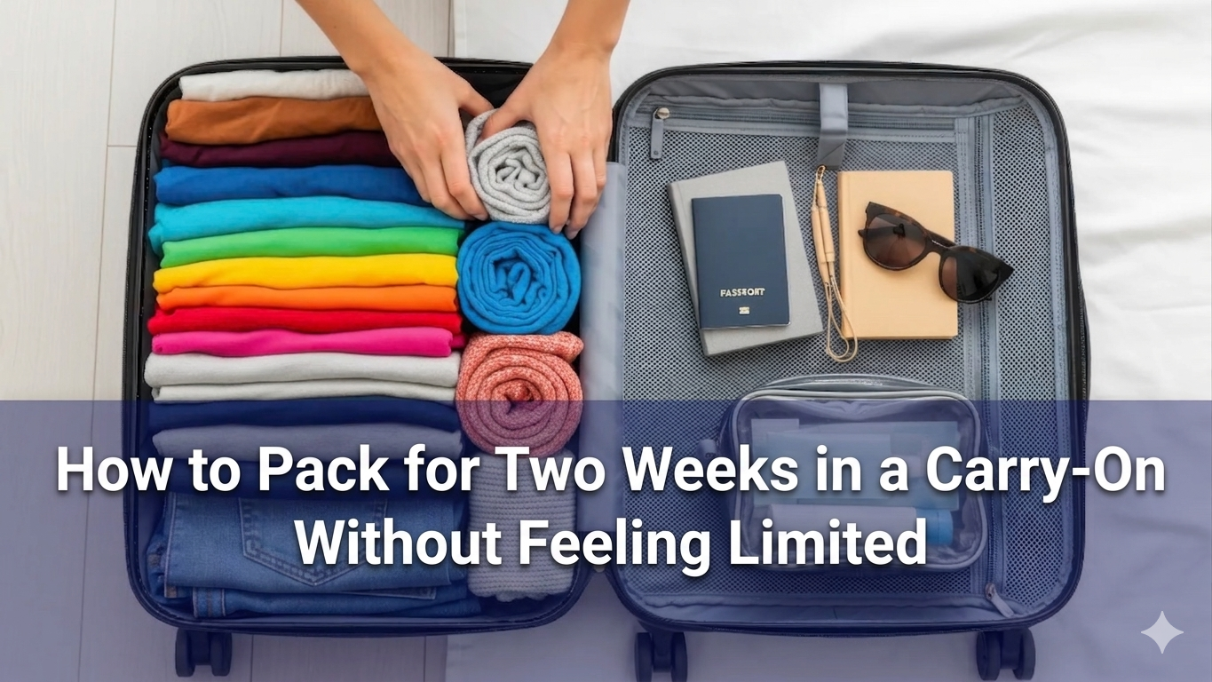 How to Pack for Two Weeks in a Carry-On Without Feeling Limited