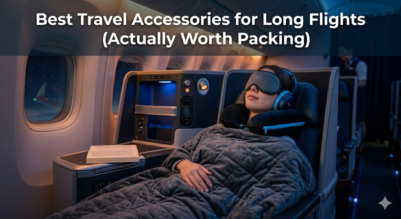 Best Travel Accessories for Long Flights (Actually Worth Packing)